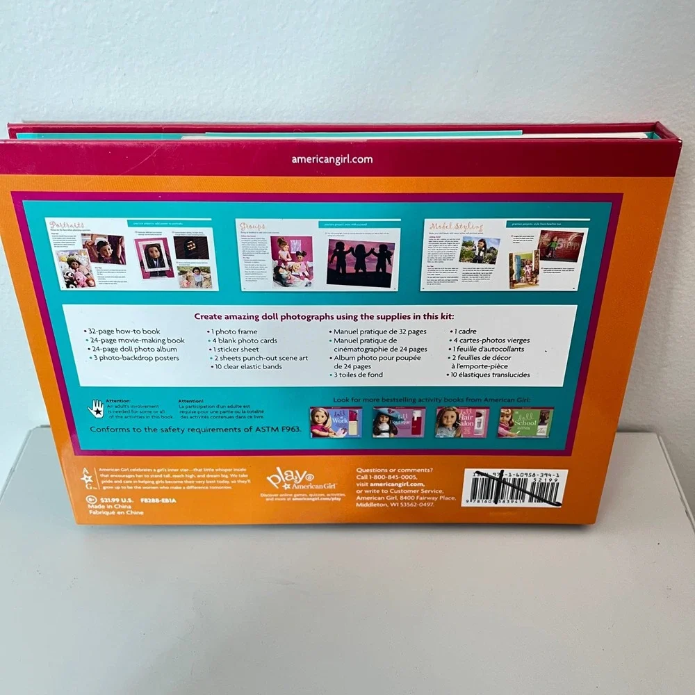 New American Girl Photo Shoot Kit~‎ Tips & Tricks 50 Doll Photography adventures
